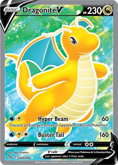 Dragonite V #76 Pokemon GO