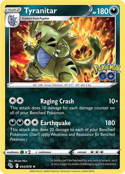 Tyranitar #43 Pokemon GO