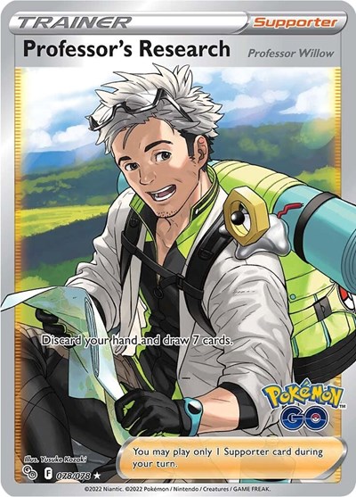 Professor's Research [Professor Willow] #78 Pokemon GO