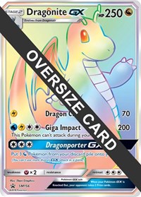 Dragonite GX #SM156 Jumbo Cards