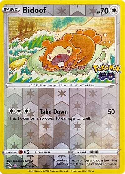 Bidoof #59 Pokemon GO