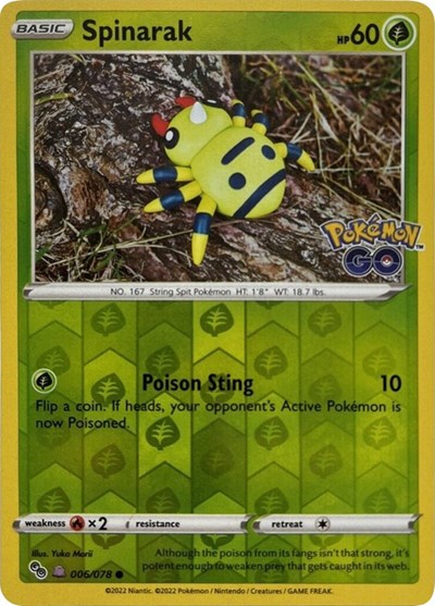 Spinarak #6 Pokemon GO