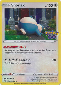 Snorlax #55 Miscellaneous Cards & Products