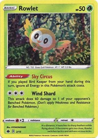 Rowlet #2 McDonald's Promos 2022