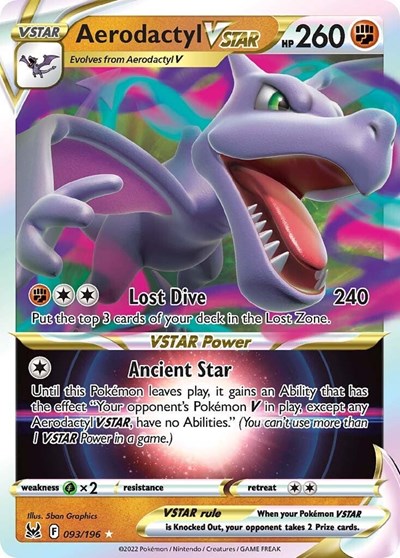Aerodactyl VSTAR #93 Lost Origin