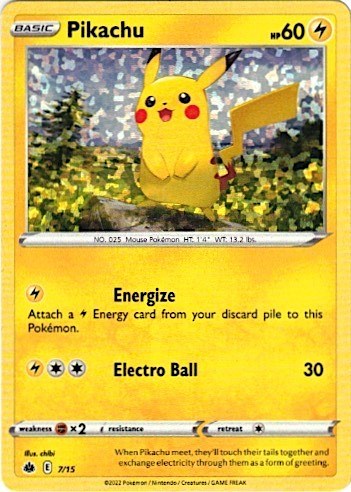 Pikachu #7 McDonald's Promos 2022