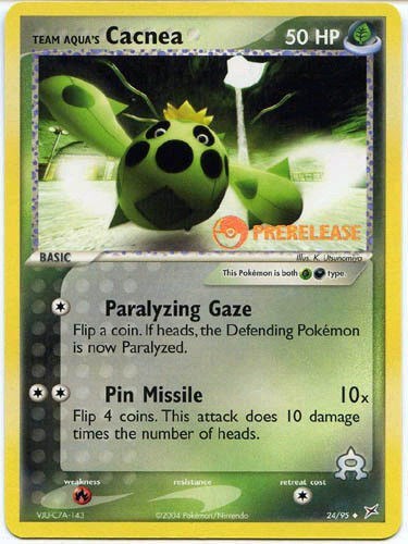 Team Aqua's Cacnea Miscellaneous Cards & Products #24