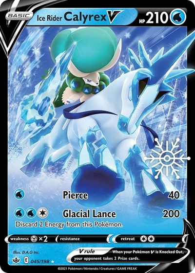 Ice Rider Calyrex V #45 Miscellaneous Cards & Products
