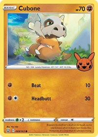 Cubone #69 Trick or Trade BOOster Bundle