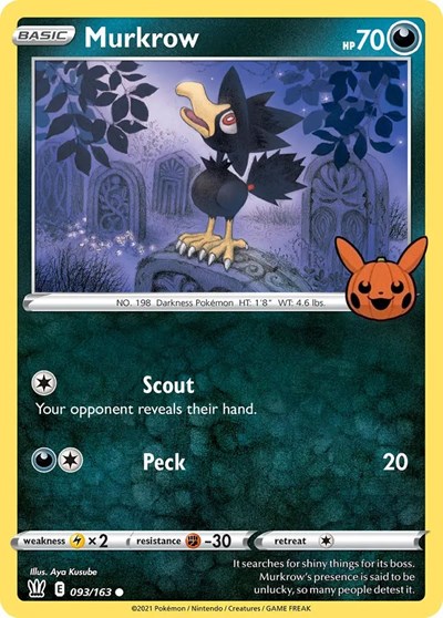 Murkrow #93 Trick or Trade BOOster Bundle