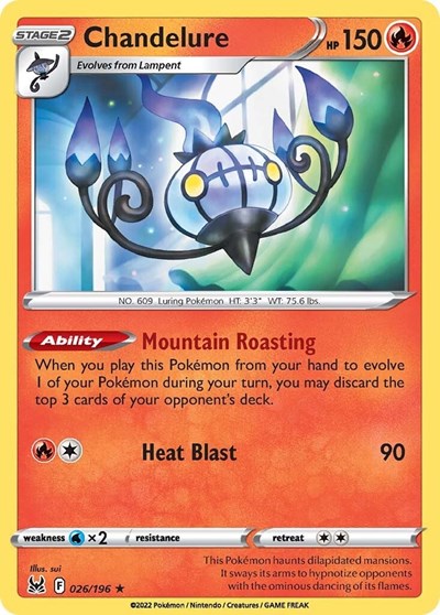 Chandelure #26 Lost Origin