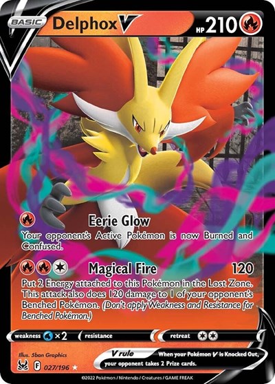 Delphox V #27 Lost Origin