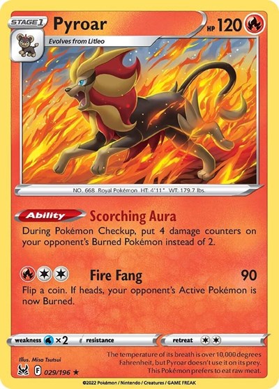 Pyroar #29 Lost Origin