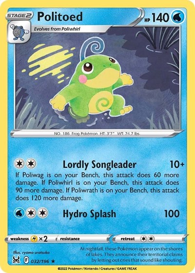 Politoed #32 Lost Origin