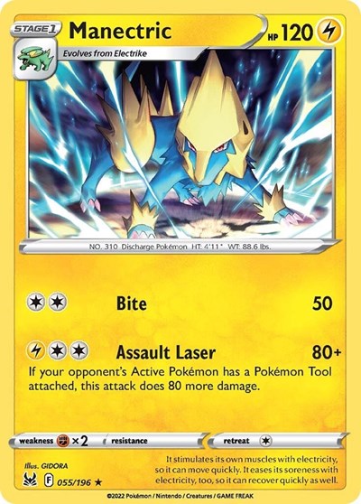 Manectric #55 Lost Origin