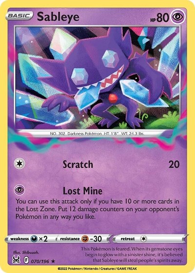 Sableye #70 Lost Origin