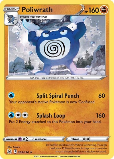 Poliwrath #85 Lost Origin