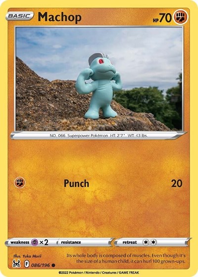 Machop #86 Lost Origin