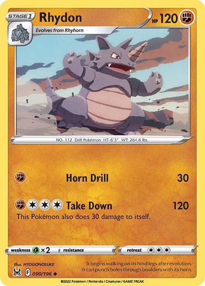 Rhydon #90 Lost Origin