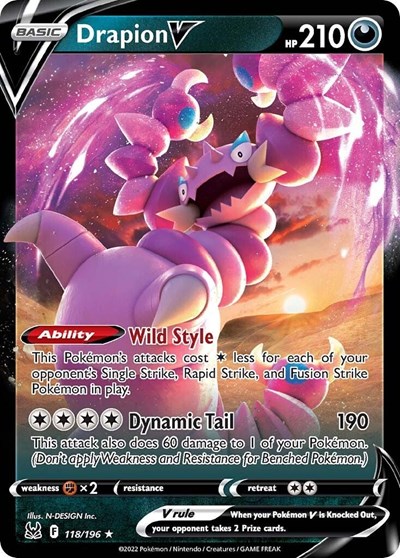Drapion V #118 Lost Origin