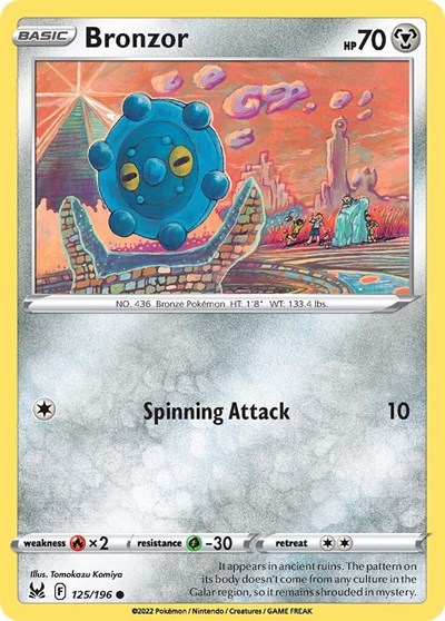 Bronzor #125 Lost Origin