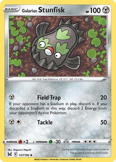 Galarian Stunfisk #127 Lost Origin
