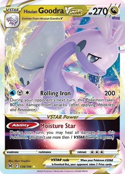 Hisuian Goodra VSTAR #136 Lost Origin