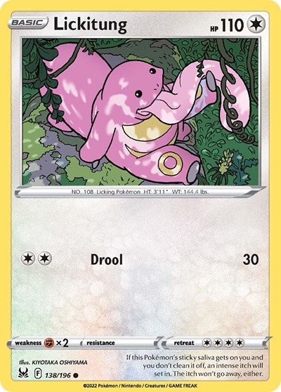 Lickitung #138 Lost Origin