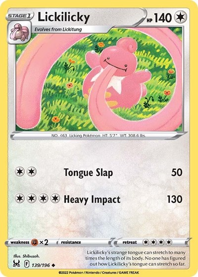 Lickilicky #139 Lost Origin