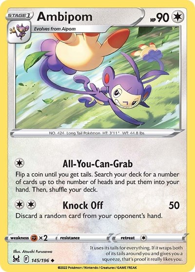 Ambipom #145 Lost Origin