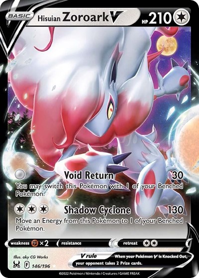 Hisuian Zoroark V #146 Lost Origin