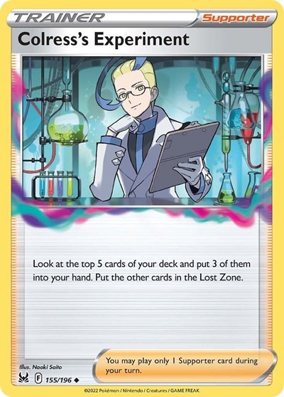 Colress's Experiment #155 Lost Origin