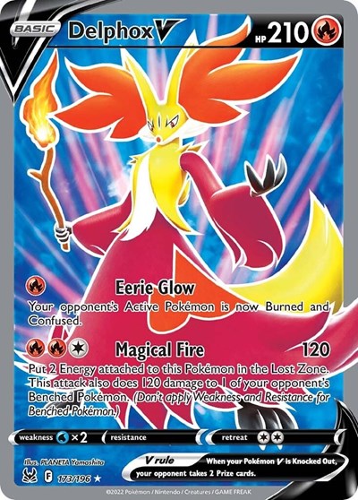 Delphox V #173 Lost Origin