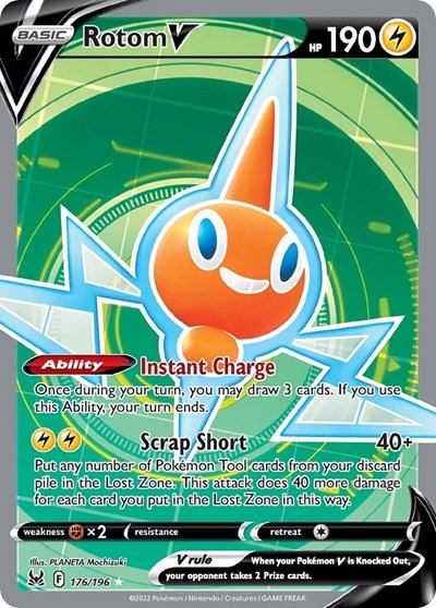 Rotom V #176 Lost Origin