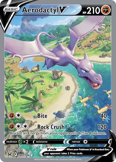 Aerodactyl V #180 Lost Origin