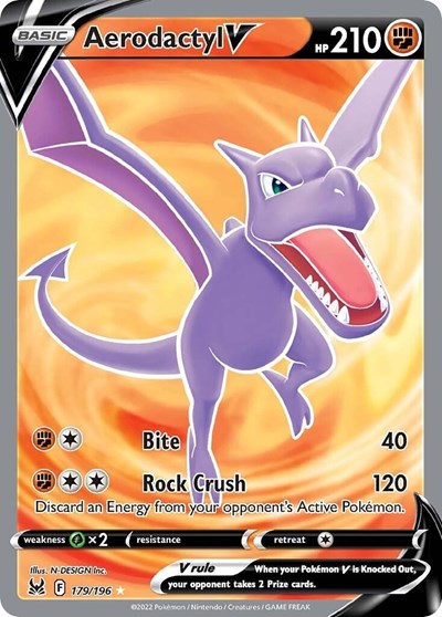 Aerodactyl V #179 Lost Origin