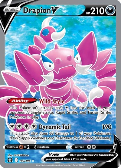 Drapion V #182 Lost Origin