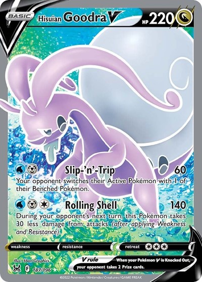 Hisuian Goodra V #187 Lost Origin