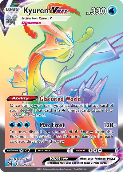 Kyurem VMAX #197 Lost Origin