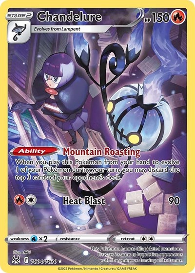 Chandelure #TG04 Lost Origin Trainer Gallery