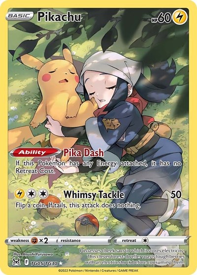 Pikachu #TG05 Lost Origin Trainer Gallery