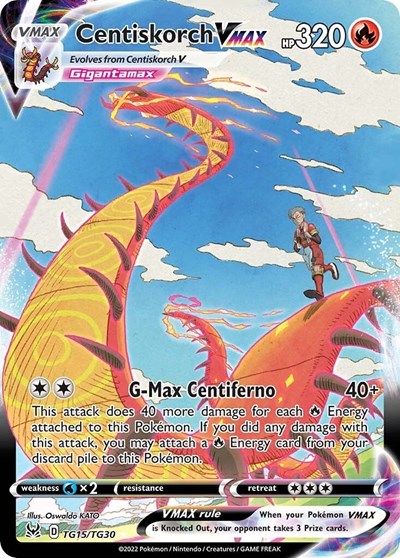 Centiskorch VMAX #TG15 Lost Origin Trainer Gallery