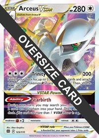 Arceus VSTAR #123 Jumbo Cards