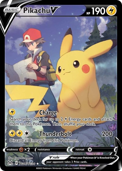 Pikachu V #TG16 Lost Origin Trainer Gallery