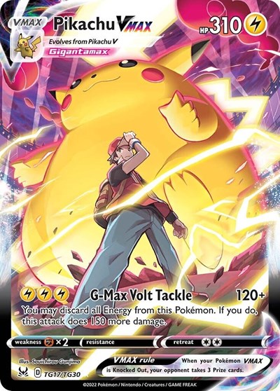 Pikachu VMAX #TG17 Lost Origin Trainer Gallery