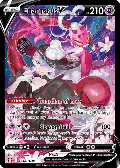 Enamorus V #TG18 Lost Origin Trainer Gallery