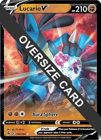 Lucario V #146 Jumbo Cards