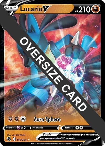 Lucario V #146 Jumbo Cards