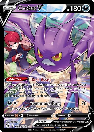 Crobat V #TG20 Lost Origin Trainer Gallery