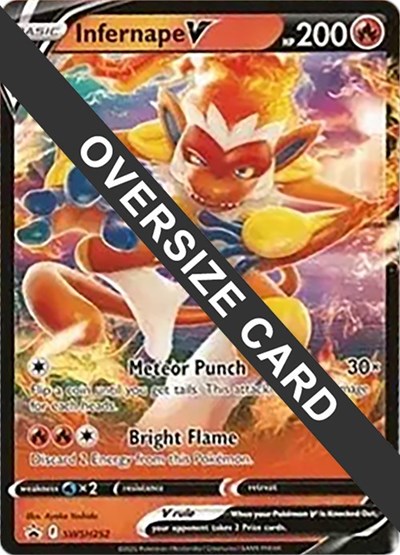 Infernape V Jumbo Cards #SWS252